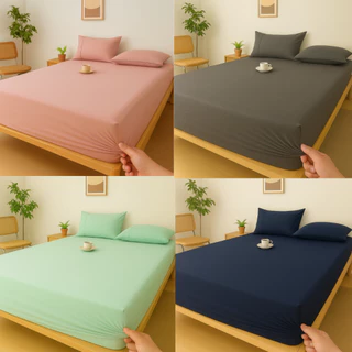 Jogo de Lençol 400 Fios 03 Peças Micropercal Cama Queen Casal Padrão Solteiro King Ponto Palito Super Macio em Oferta na Shopee