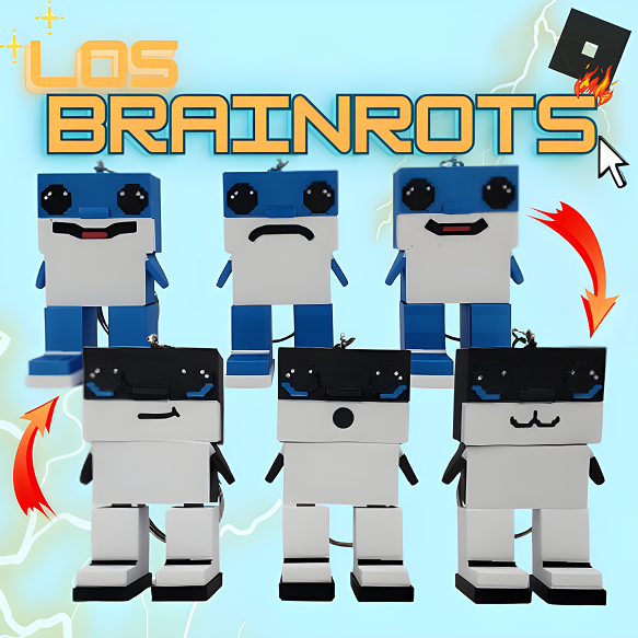 Los Brainrots Tralaleritos Orcaleros Tralaleritas Kit 3 Brainrot Memes ...