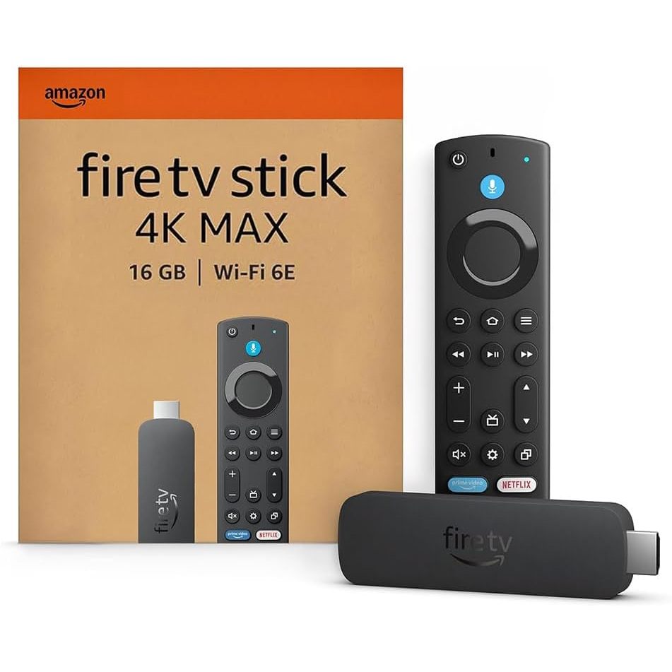 2024 NOVO Amazon Fire TV Stick 4K MAX 2ª Geração 16 GB - Wi-Fi 6E