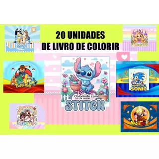 20 unidades livros de colorir capa dura, livros com 50 paginas e acetato, caderno de pintura você escolhe o modelo em Oferta na Shopee