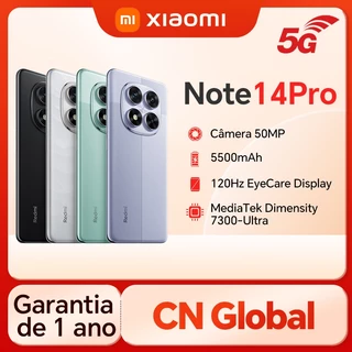 Original Xiaomi redmi note 14 pro 5g Celular 256GB 512GB 5500mAh global ROM