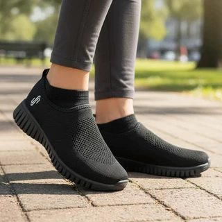 Tênis Usaflex Slip On Tricot Conforto Praticidade e Estilo em Oferta na Shopee