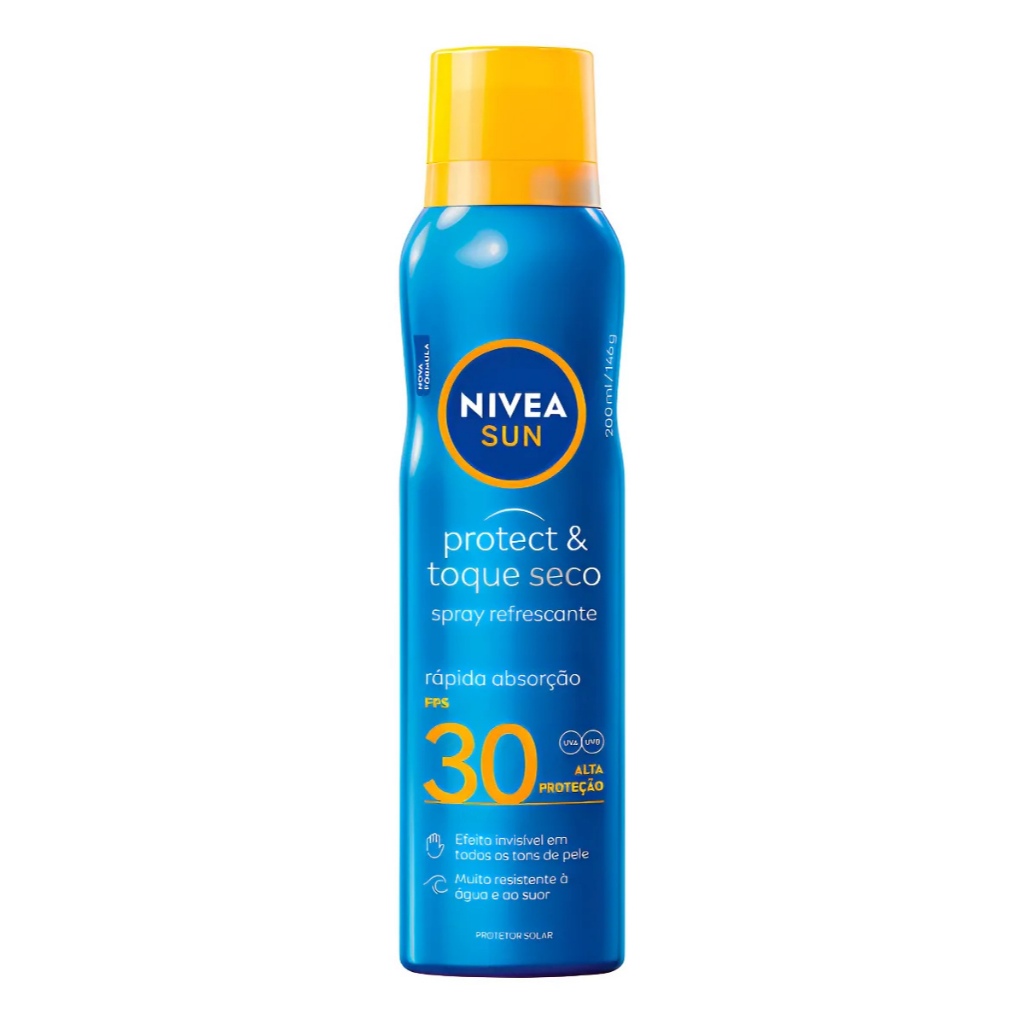 IVEA SUN Protetor Solar Spray Protect & Toque Seco FPS 30 200ml ...