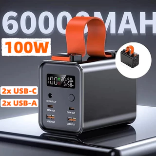 Carregador Portátil 60000mAh 100w Ultra Rápido Carrega Starlink Powerbank Imenso IMS 618S