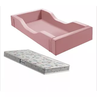 Cama Montessoriana Com Colchão Espumada Proteção Lateral Para Bebê Criança Design Seguro Confortável em Oferta na Shopee