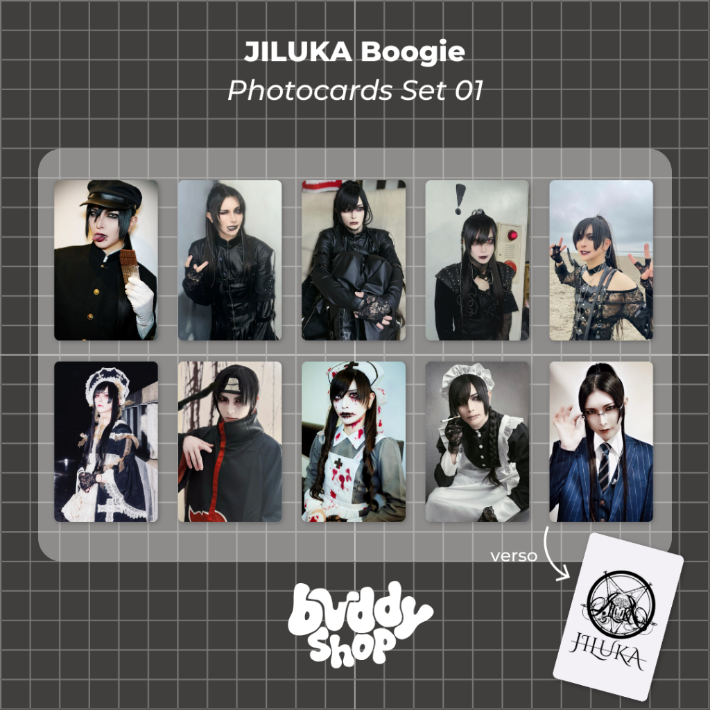 Photocards JILUKA Boogie Set 01 Visual Kei | Bvddy Shop | Shopee