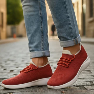 Tênis Usaflex Tricot com Cadarço Conforto, Leveza e Estilo em Oferta na Shopee