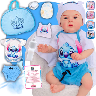 Bebê Reborn Menino Original Realista Silicone Com Bolsa Maternidade Envio Imediato - Variações
