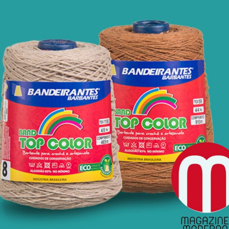 Barbante Bandeirantes 6 Colorido - 968 mt (1 kg) | Shopee Brasil