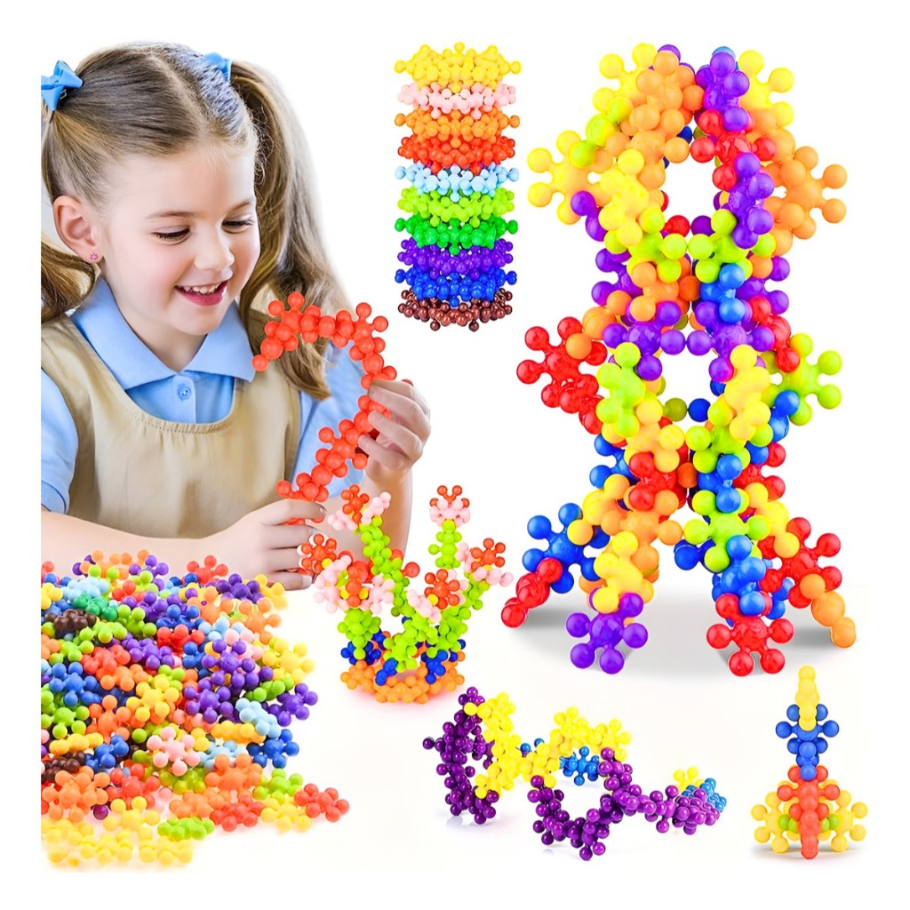 Estrelas De Montar Educativas 120 Peças Plukt!