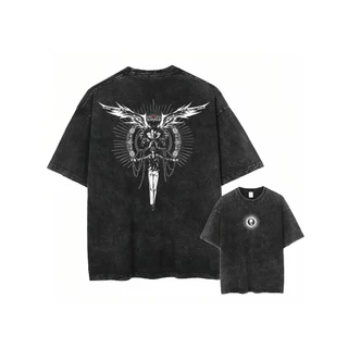 Camisa camiseta básica streetwear "Death Note Ryuk Wings"