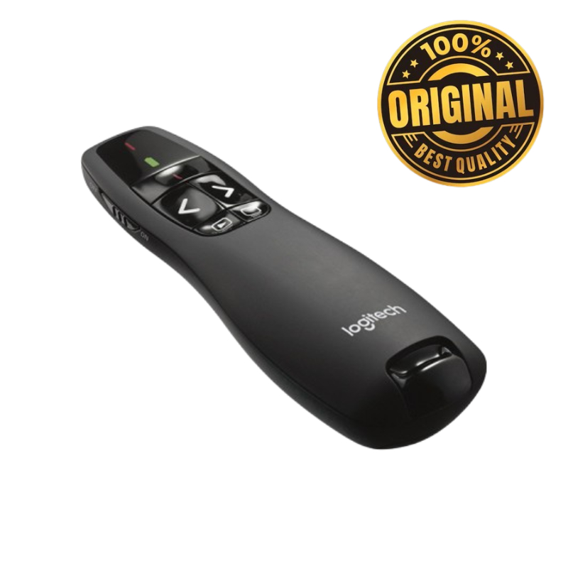Apresentador Sem Fio Logitech R400, Laser Pointer Vermelho, USB, Preto ...