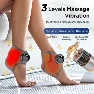Cinta Térmica Massageadora Aquecimento e Vibração para Joelhos