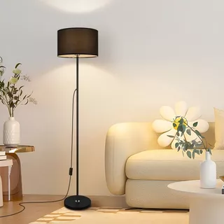 Luminária Chão 1,7m Piso Arco Lustre Metal Para Sala Quarto Escritório Preta Ou Branca(1013)