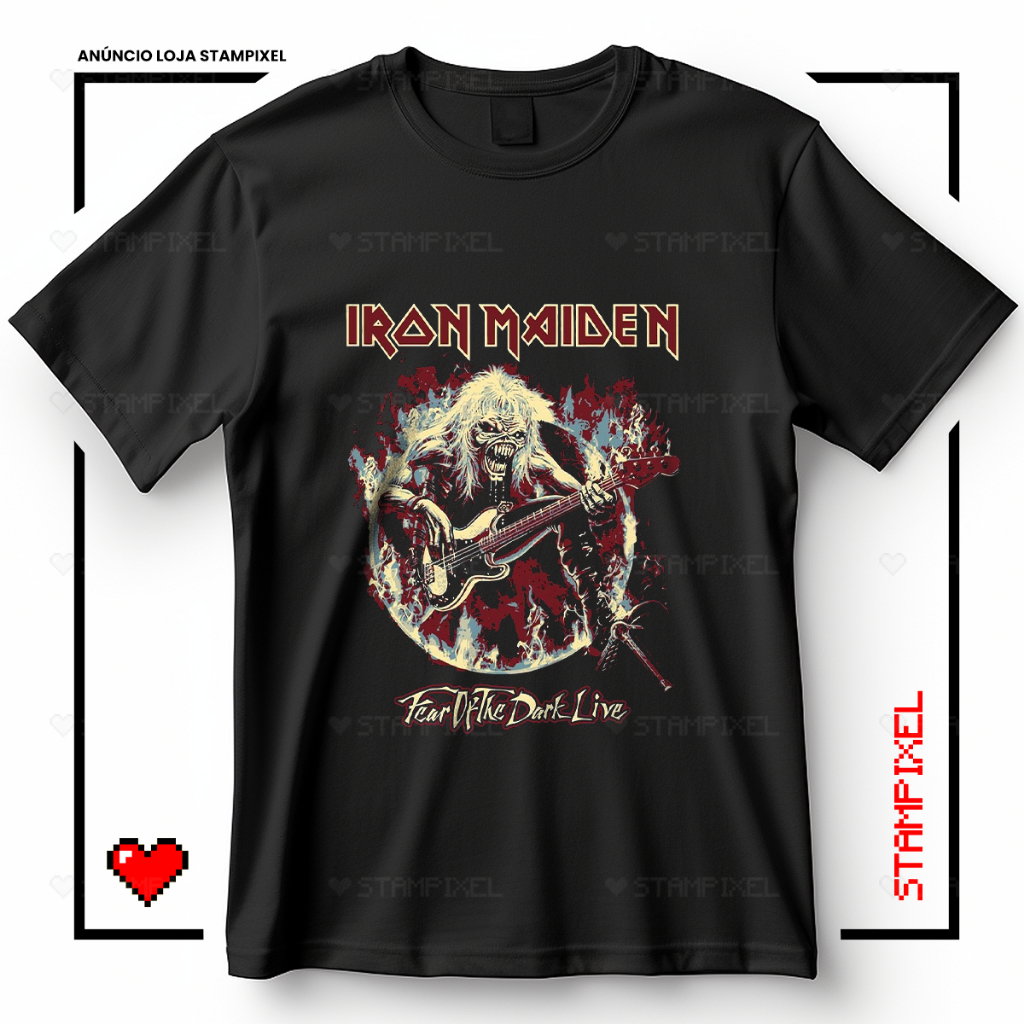 MAIDEN サッカーシャツ エディ・ザ・ヘッド eddie head iron maiden em Promoção na Shopee Brasil 2026