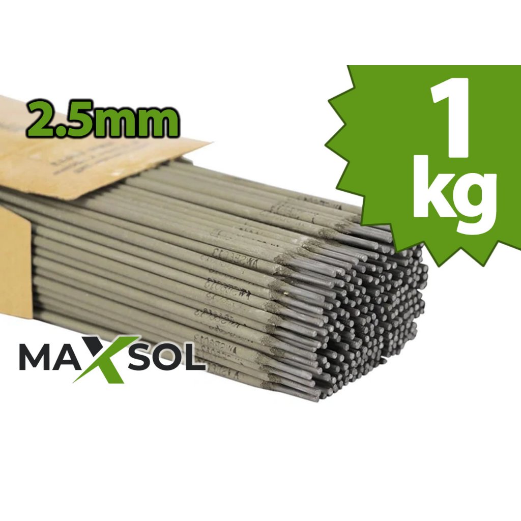 Eletrodo de solda E6013 350 mm x 2.5 mm - MaxSol - Pacote com 1 kg ...