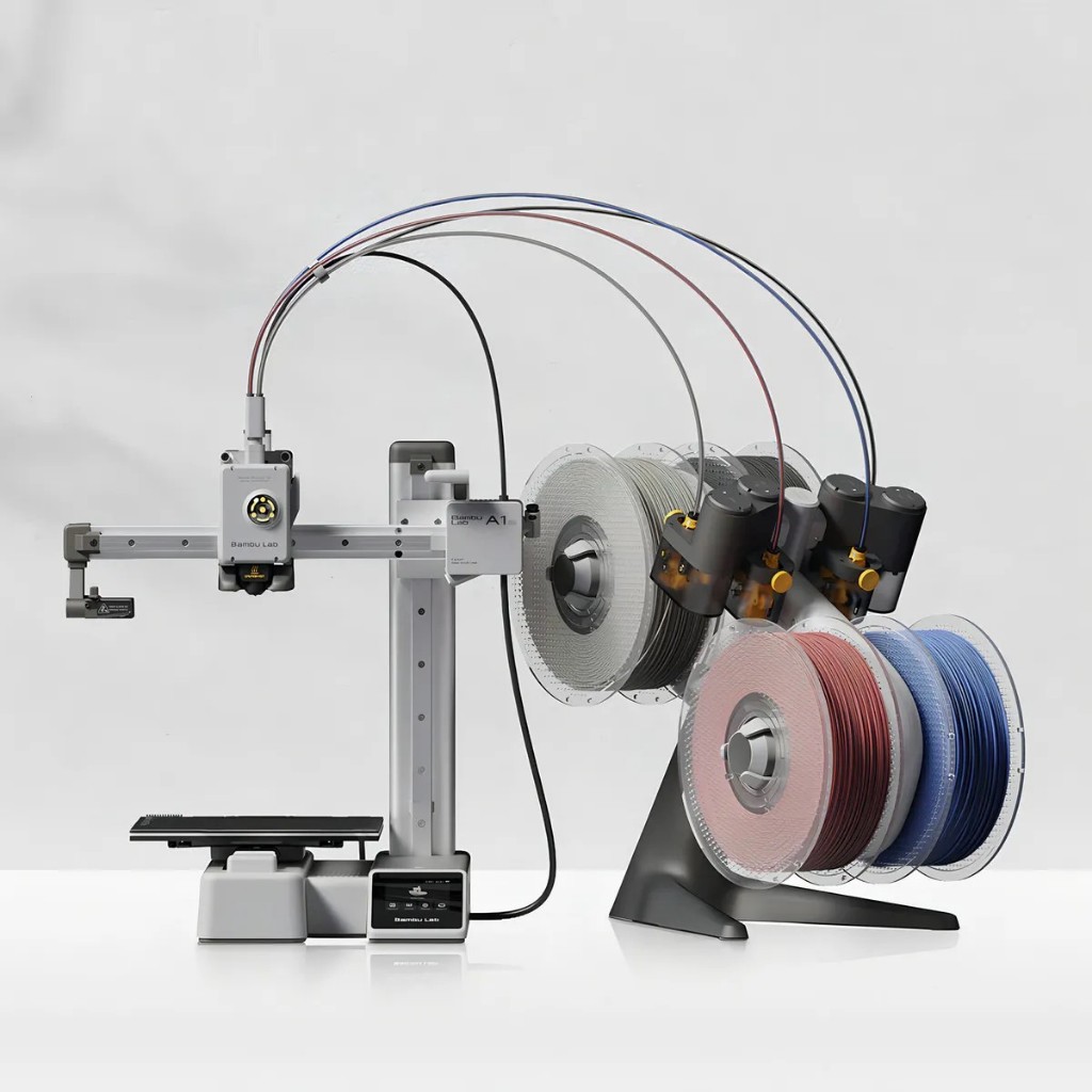 Impressora 3D Bambu Lab A1 Mini Combo AMS Original |Bivolt - 4 Cores | Alta Velocidade + NF Garantia