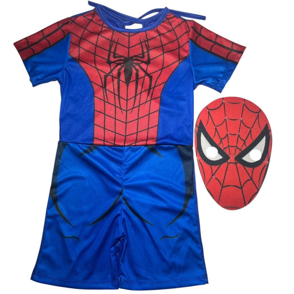 Roupa Infantil Fantasia Festa Aniversário Personagens Homem Aranha com ...