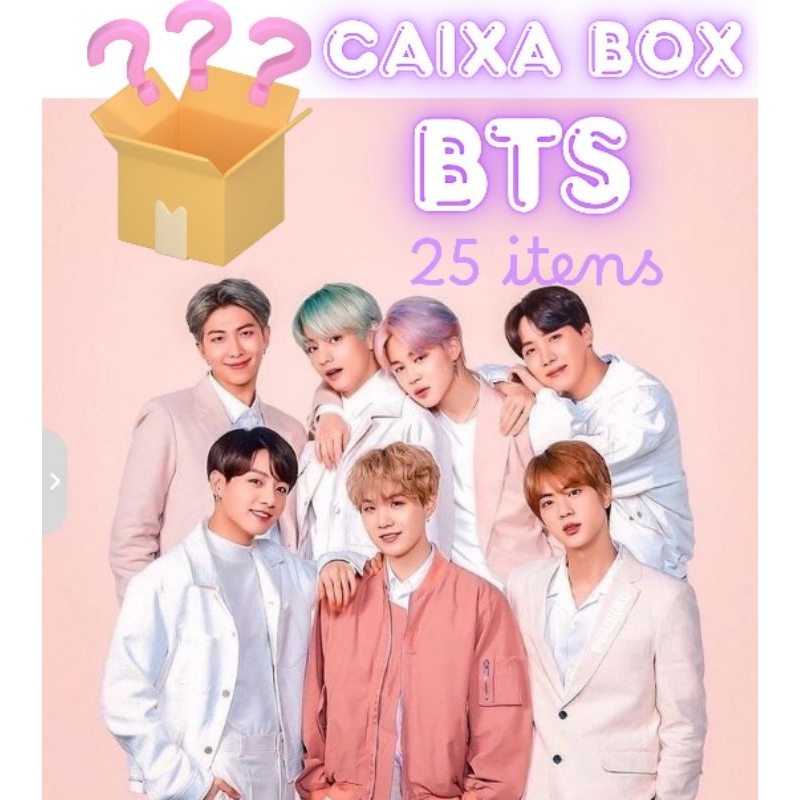 K-POP・アジア BTS March Box 1 CAIXA BOX SURPRESA kpop BTS 25 ITENS VARIADOS | Shopee Brasil