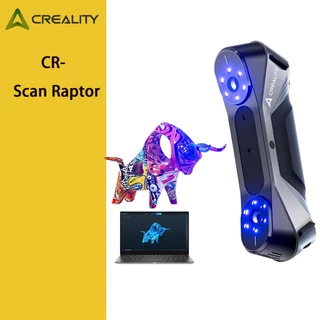 Creality CR-Scan Raptor Scanner 3D com precisão de 0,02 mm linhas de laser azuis e digitalização 3D NIR 60 FPS