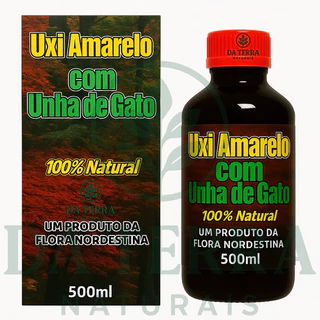 Kit 1-12 Ux Amarelo com Unha de Gat 500ml – Produto Natural da Flora Nordestina em Oferta na Shopee