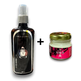 Kit Loção Pós Barba 200ml + Balm em Cera p/ Barba 30g Plenitude Hair