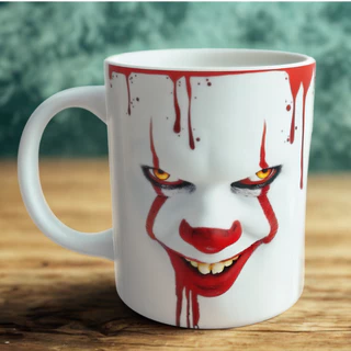 Caneca IT A Coisa Personalizada com Nome Pennywise Caneca de Terror Geek Halloween