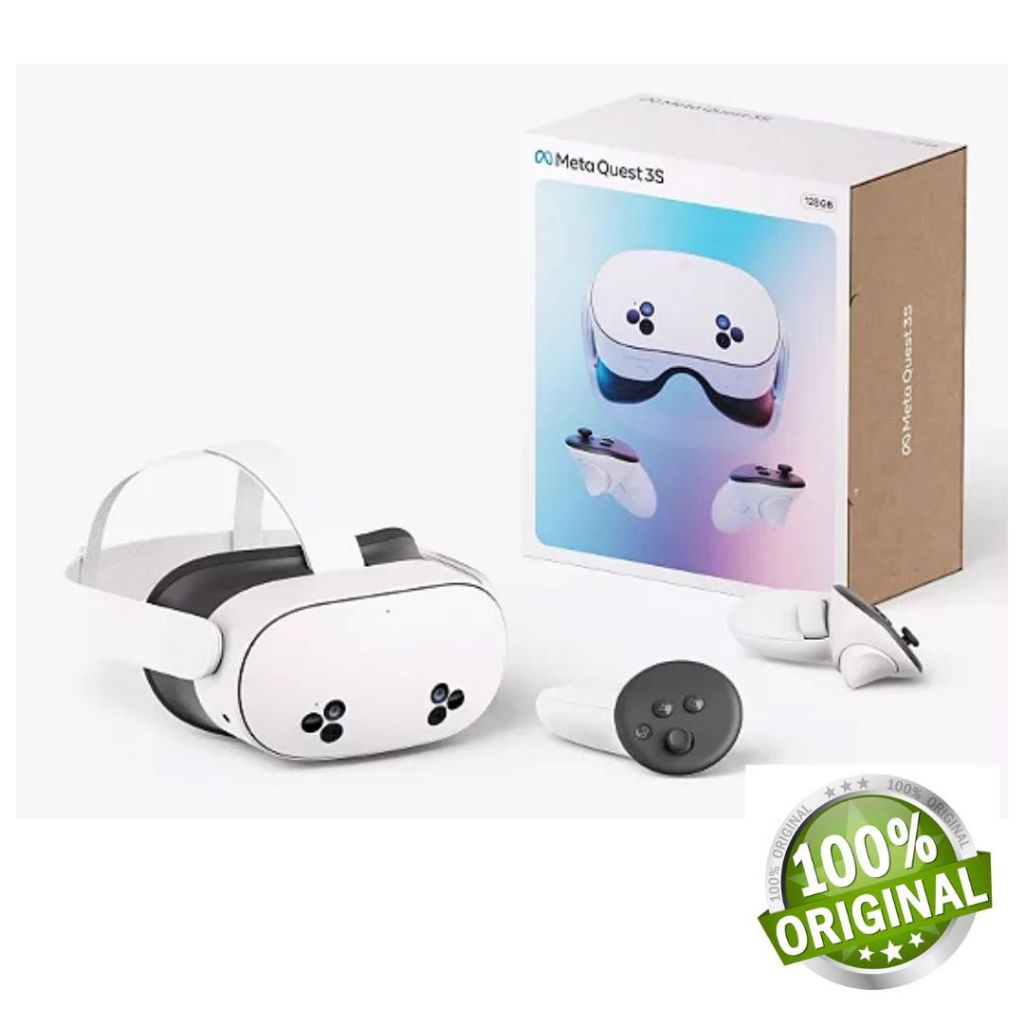 Óculos De Realidade Virtual Meta Quest 3s - 128gb Branco Produto Novo Caixa lacrada 100% Original