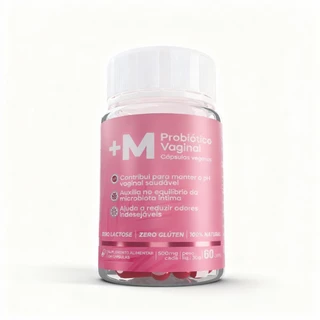 +M Probiótico Feminino – Flora Íntima Saudável | Equilíbrio do pH | Cranberry + D-Mannose