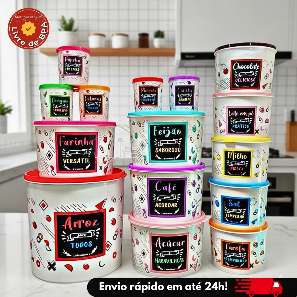 cristalwave tupperware com divisórias em Promoção na Shopee Brasil