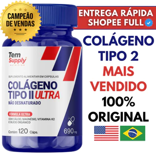 Colageno Tipo 2 Premium 40mg Fórmula ULTRA 120 Cáps em Oferta na Shopee