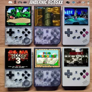 Anbernic RG35xx 64GB/128GB Console Portatil Gameboy Capaz de Emular Diversos Videogames como Playstation 1 PS1 SNES MD em Oferta na Shopee