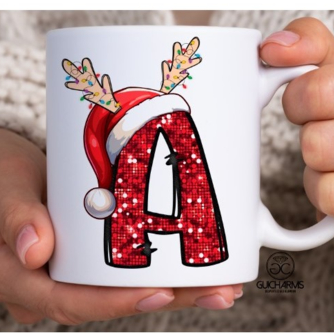 Caneca Xícara Personalizada Sem Nome - Alfabeto Natal