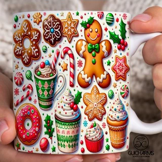 Caneca Personalizada Natal - Porcelana - 325ml