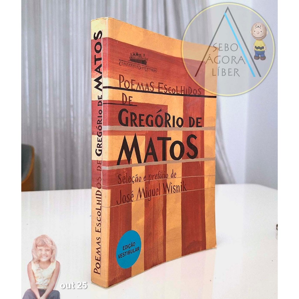Poemas Escolhidos de Gregório de Matos - Gregório de Matos | Shopee Brasil