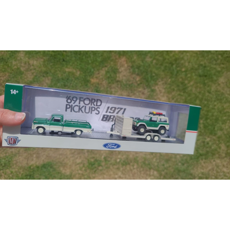 Kit M2 Machines 1969 Ford F - 100 Ranger Truck e 1971 Ford Bronco ...