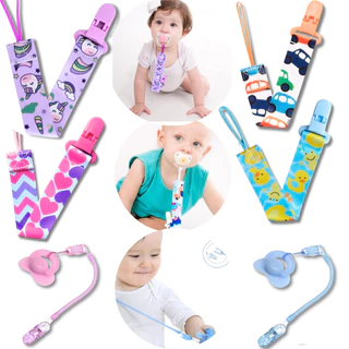 Prendedor De Chupeta Bebe Menina Menino Estampas e Mola - Original em Oferta na Shopee