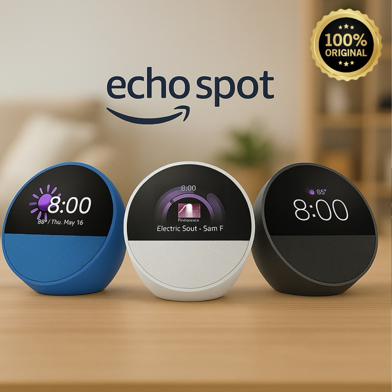 Alexa Echo Spot Amazon Smart Original (Geração Mais Recente