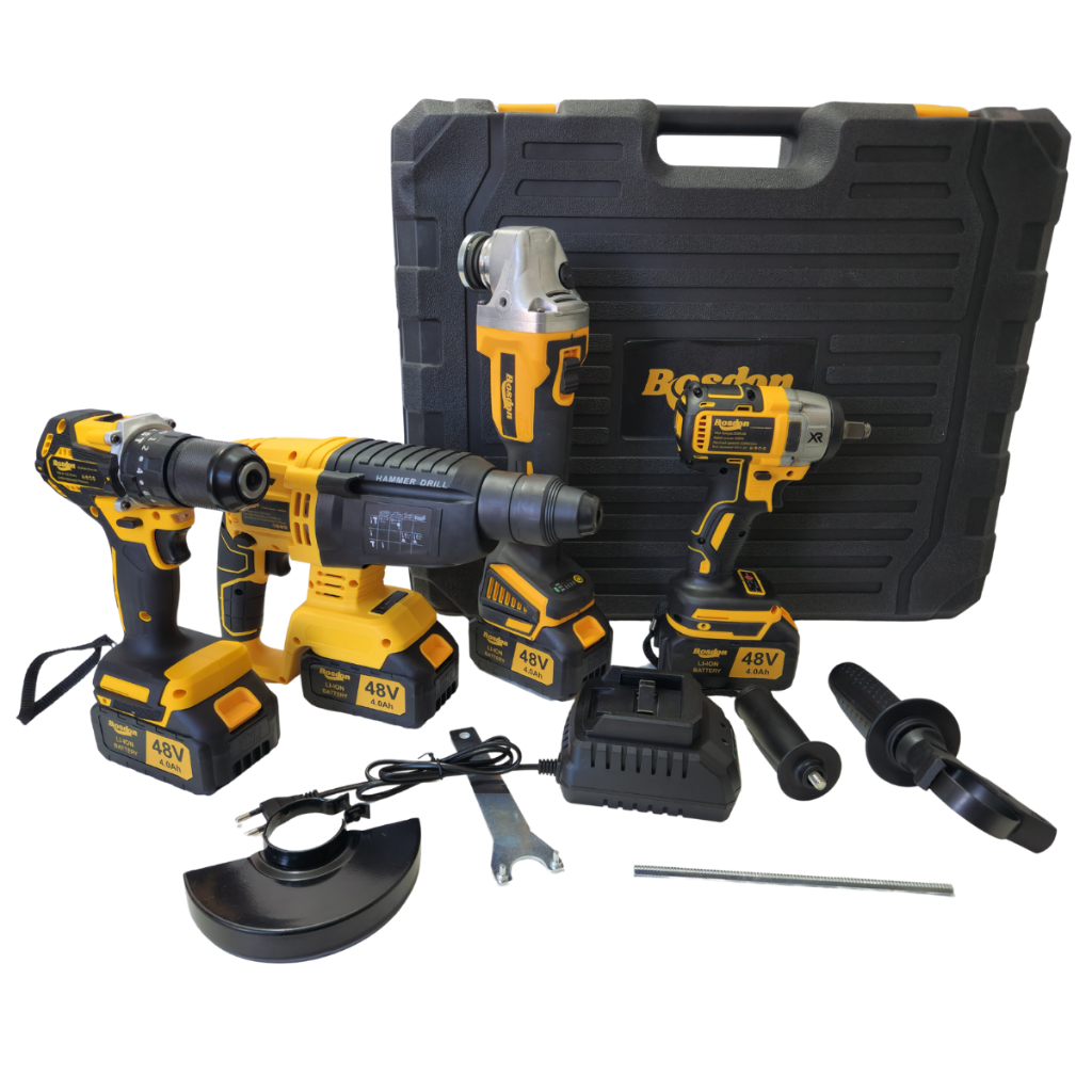 Super Kit Bosdon Profissional 4 Ferramentas 48V | Shopee Brasil
