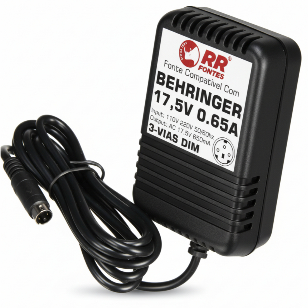 Fonte Ac 17,5v Para Mesa Mixer Behringer Xenyx MX602A XENYX 502