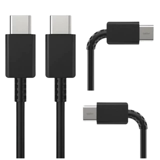 Cabo Duplo C Original Para Samsung S25 S25 ULTRA 1 M .