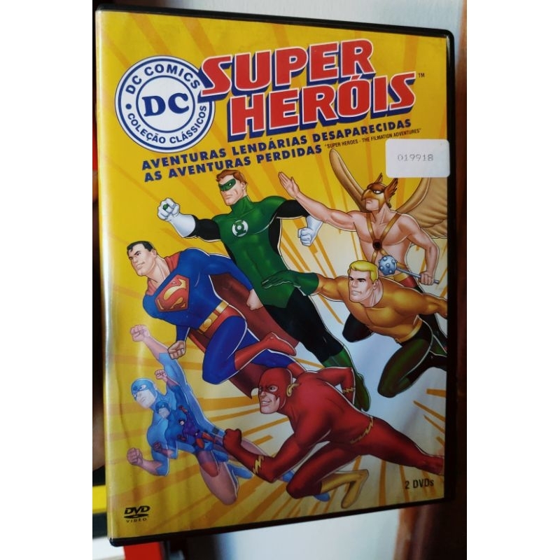 DVD Super Heróis - As Aventuras Lendárias Desaparecidas - As