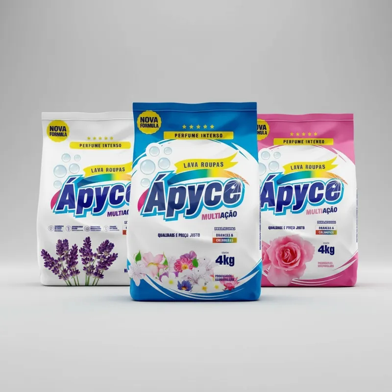 Sabão em pò lava roupas 4 kg Apyce Roupas Perfumadas em Oferta na Shopee