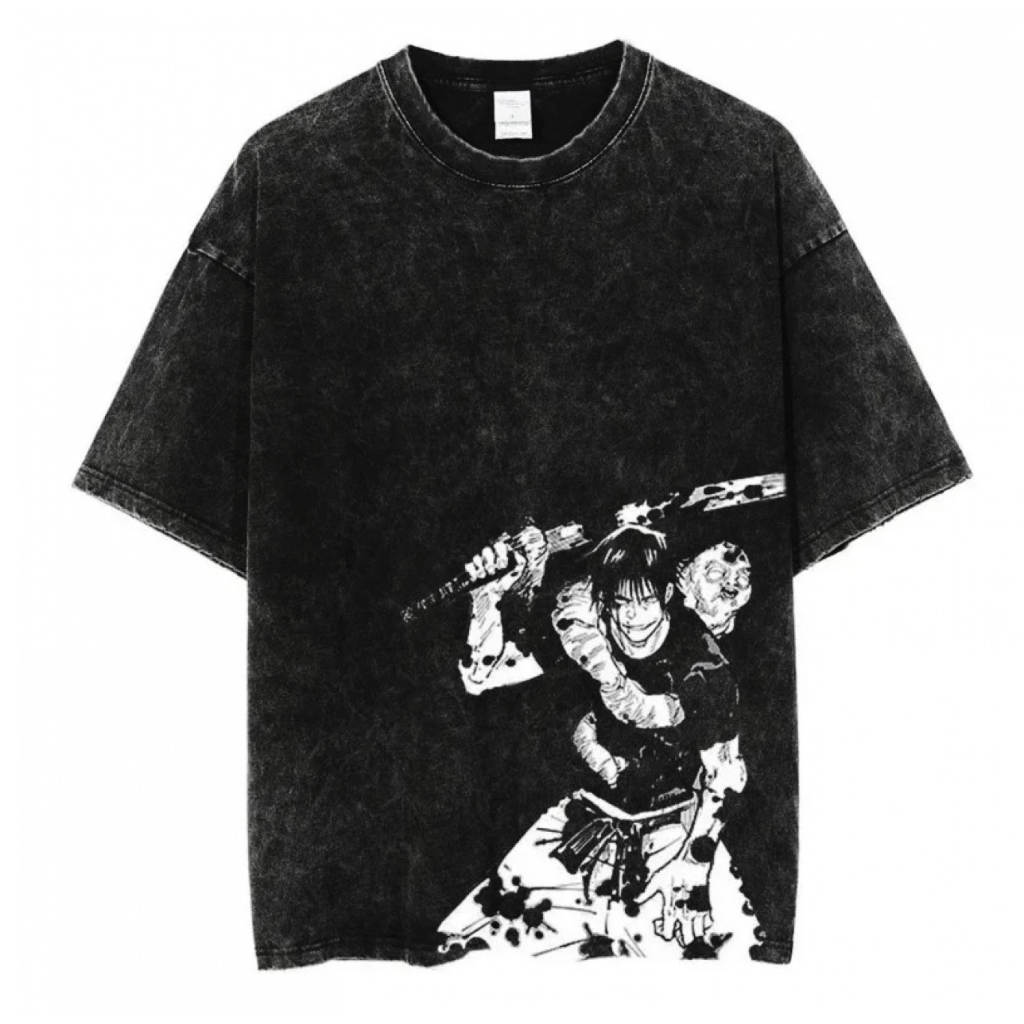 Camisa camiseta básica streetwear "Toji Fushiguro Vector"