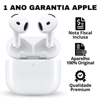Apple AirPods 4ª Geração Com Cancelamento De Ruído Original Lacrado NF + 1 Ano De Garantia Apple