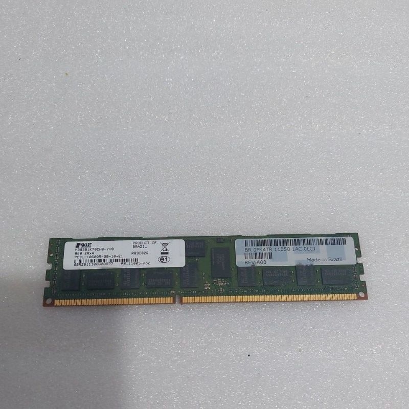 Memória para SERVIDORES SMART 8GB DDR3 ECC PC3L-10600R | Shopee Brasil