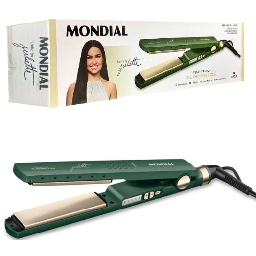 Prancha Chapinha Alisadora By Juliette Mondial 4 Elementos Bivolt
