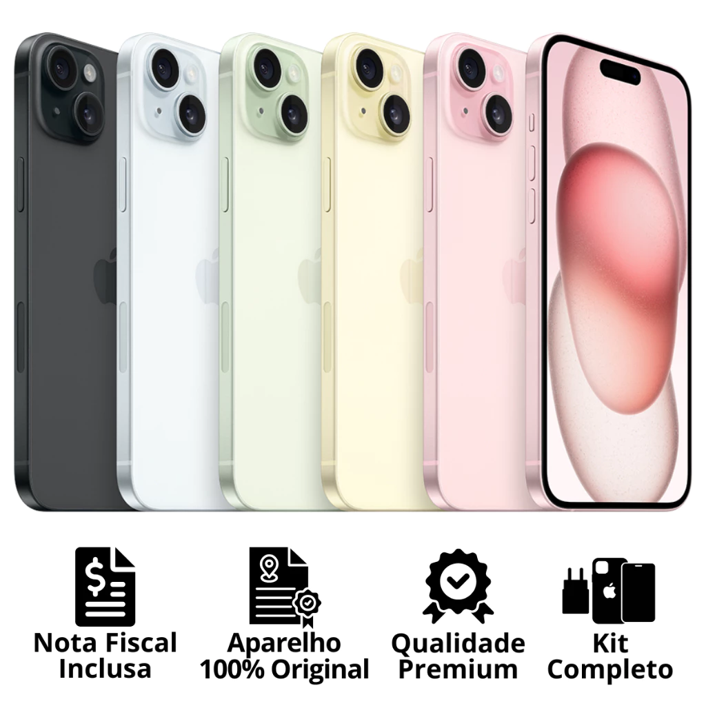 iPhone 15 Plus 128GB Seminovo Vitrine Original Apple