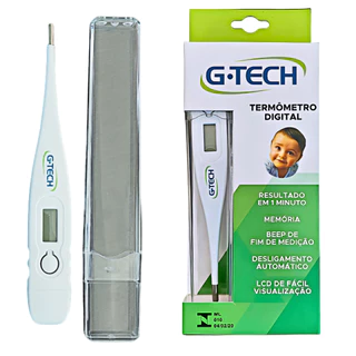 Termômetro Clínico Digital Medidor de Temperatura Corporal THGT1027B-S - G-Tech
