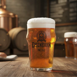 Copo Para Cerveja Eisenbahn Pale Ale, Copos De Vidro para Cerveja 300ml - Ruvolo